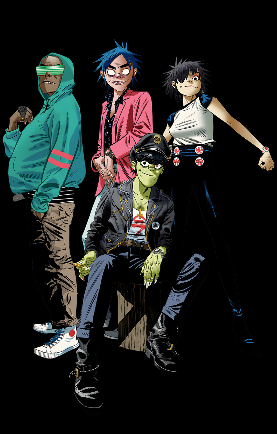 Gorillaz Fridge Magnets