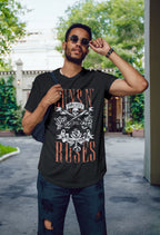 Guns and Roses | Screen Print Graphic T-Shirt - MAXGRG