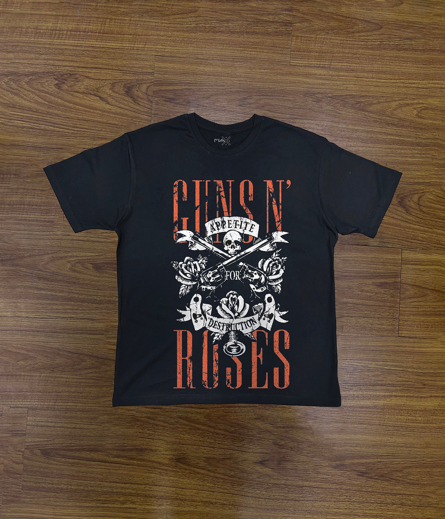 Guns and Roses | Screen Print Graphic T-Shirt - MAXGRG