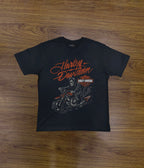 Harley Davidson Motor | Screen Print Graphic T-Shirt - MAXGRG