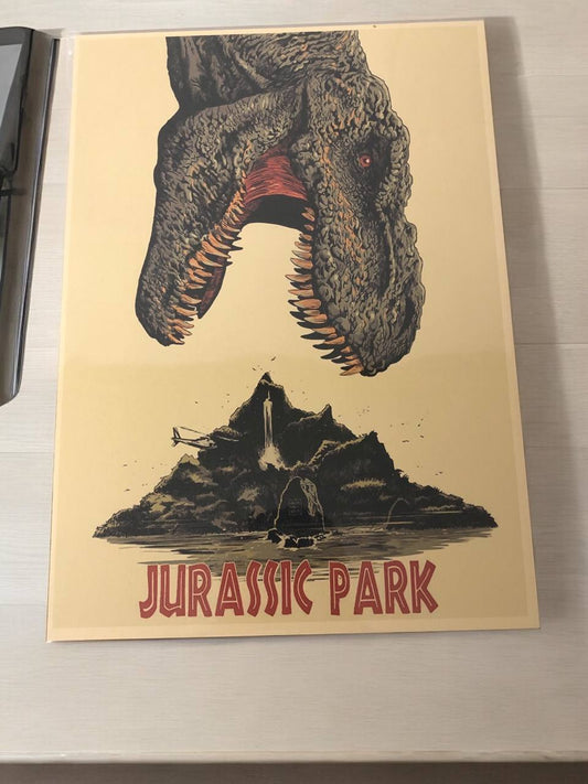 Jurassic Park Poster - A4 Size Hard Board Poster