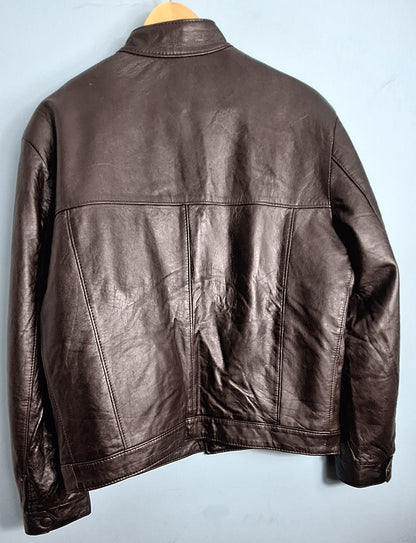 MAXGRG Genuine Leather Jacket – Black Leather Jacket, Timeless Biker & Casual Style