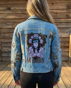 La Muerte Customised Graphic Denim Jackets - MAXGRG