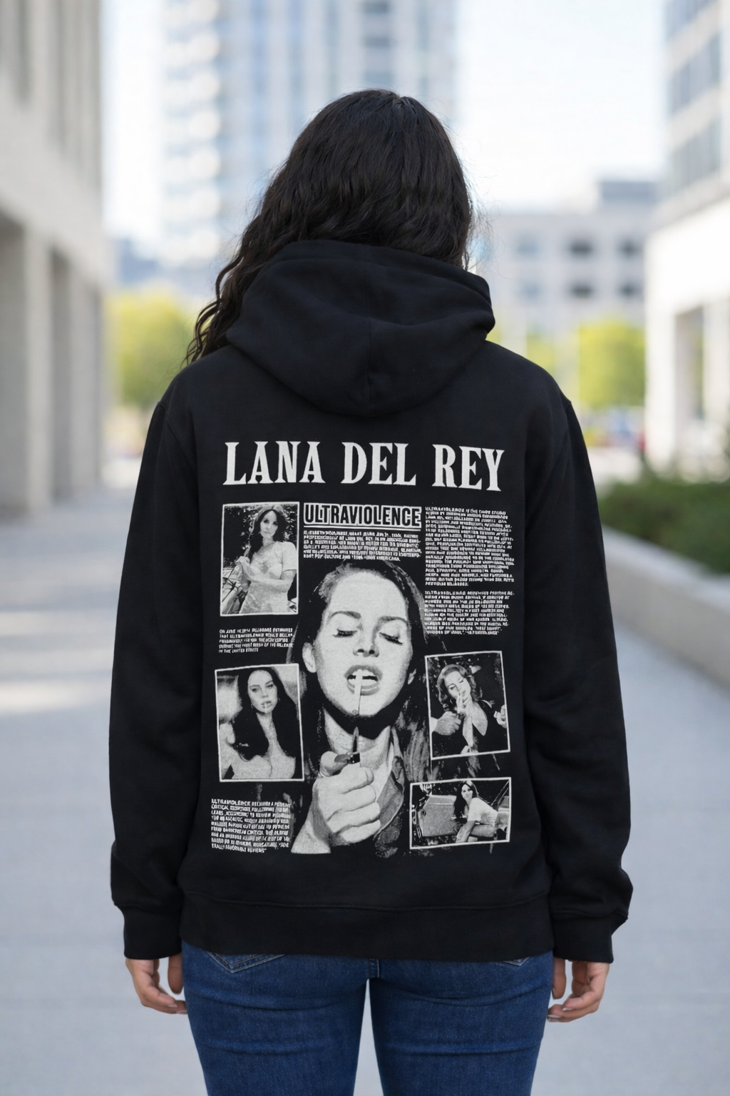 Lana Del Rey | Screen Printed Hoodie