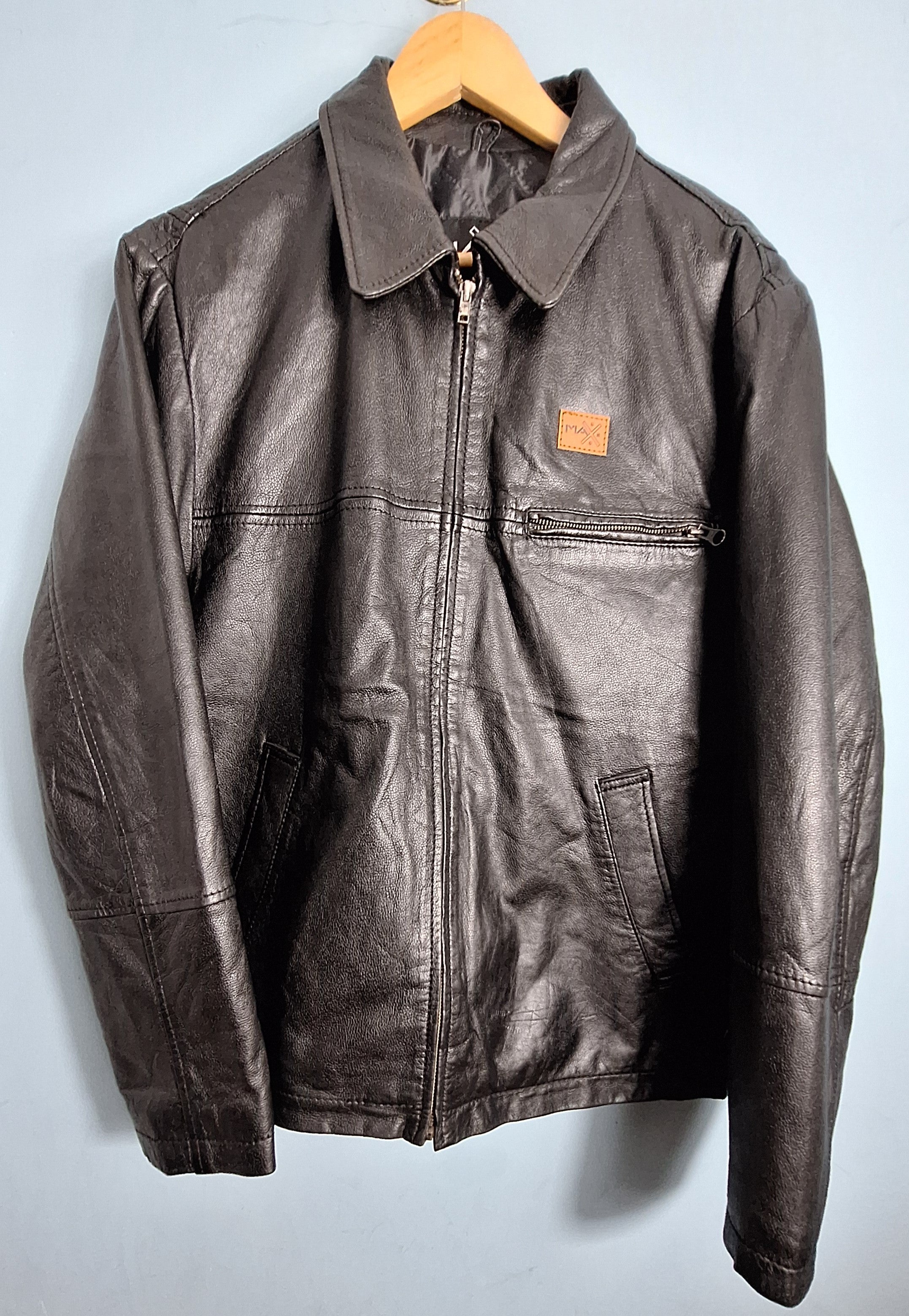 13 Men’s Genuine Leather Jacket | MAXGRG
