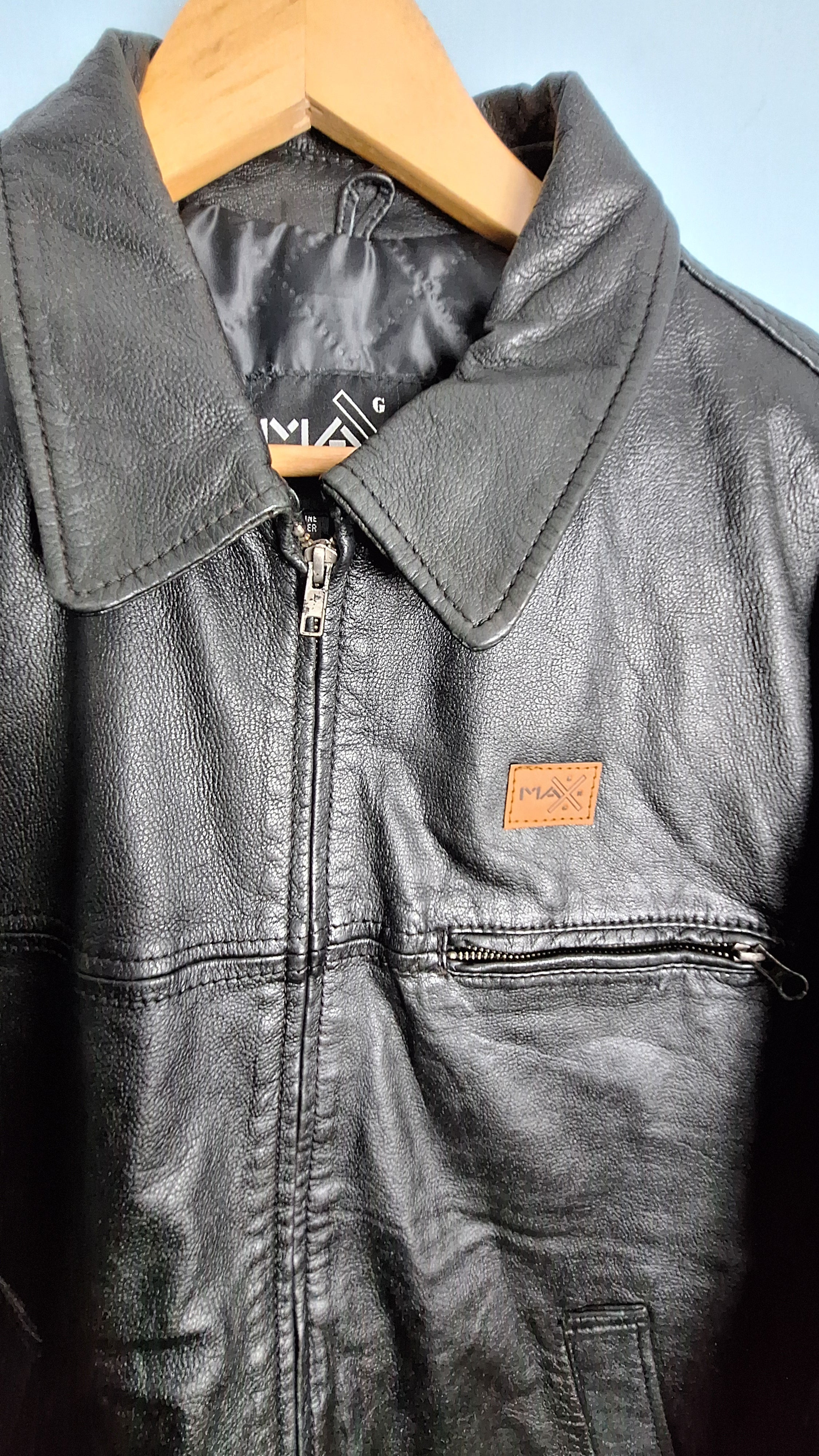 13 Men’s Genuine Leather Jacket | MAXGRG
