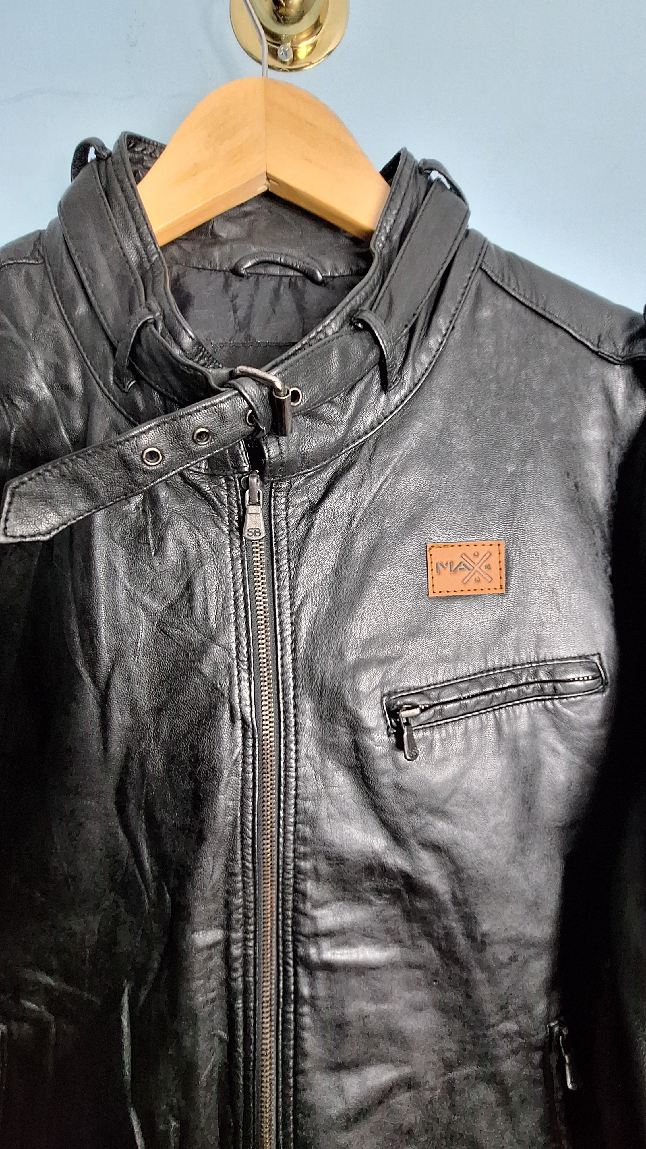 12 Men’s Genuine Leather Jacket  MAXGRG
