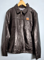 10 Men’s Classic Black Genuine Leather Jacket MAXGRG
