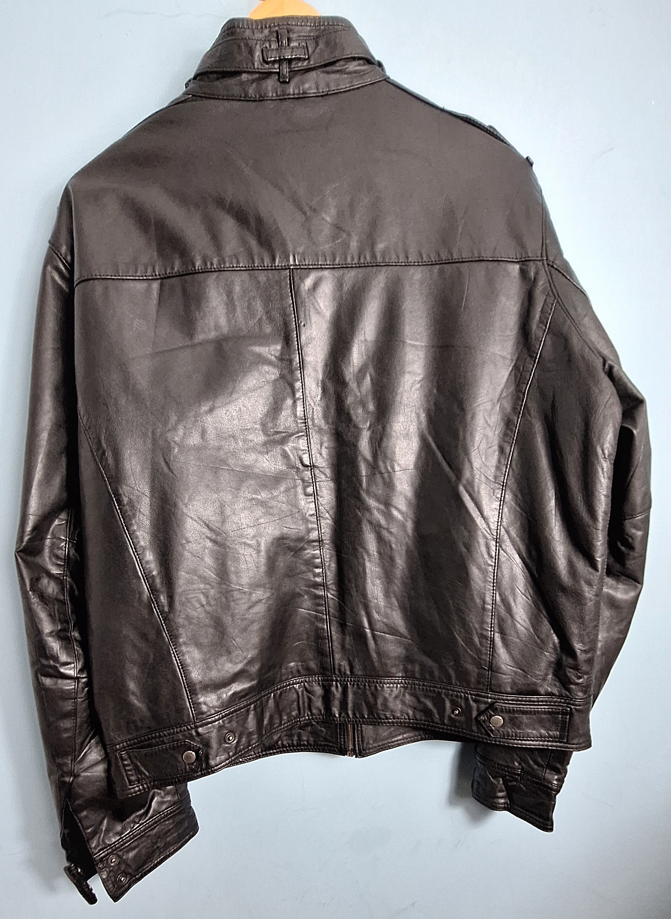 12 Men’s Genuine Leather Jacket  MAXGRG