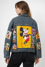 Mickey Mouse Customised Graphic Denim Jackets - MAXGRG
