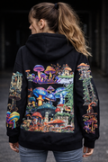 Magic mushroom theme hoodie 