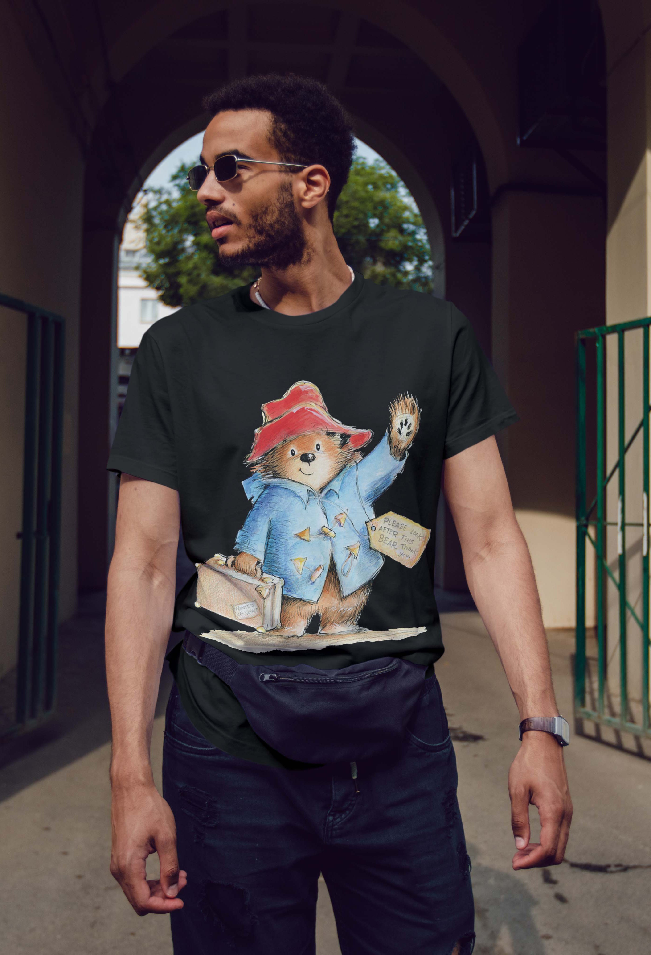 Paddington Bear | Screen Print Graphic T-Shirt - MAXGRG