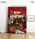 Legends of Hip Hop Singers Poster