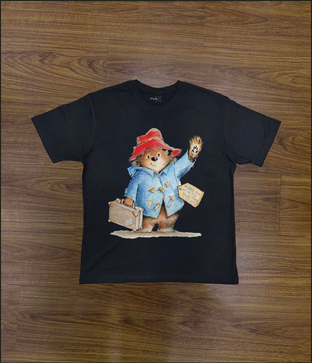 Paddington Bear | Screen Print Graphic T-Shirt - MAXGRG