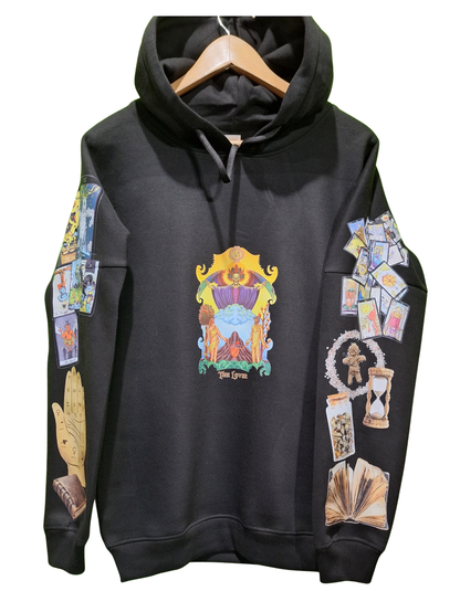 Tarot Theme Custom Graphic Printed Hoodie I Unisex Graphic Hoodie Various Sizes