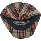 Tartan caps back