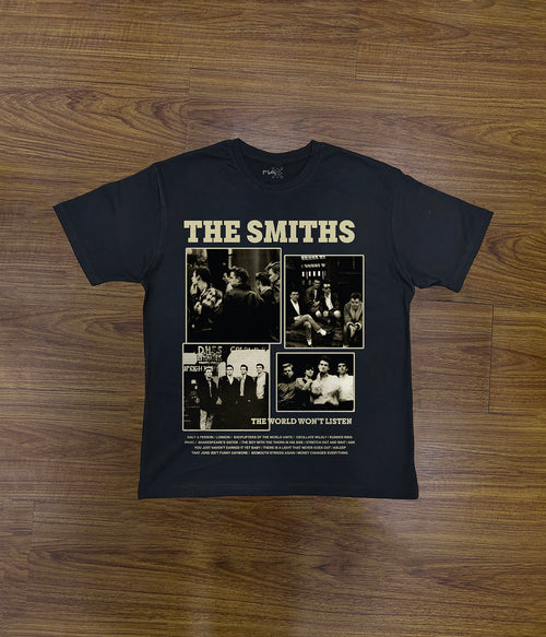 The Smiths world won't listen | Screen Print Graphic T-Shirt - MAXGRG