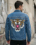 Tiger Customised Graphic Denim Jackets - MAXGRG