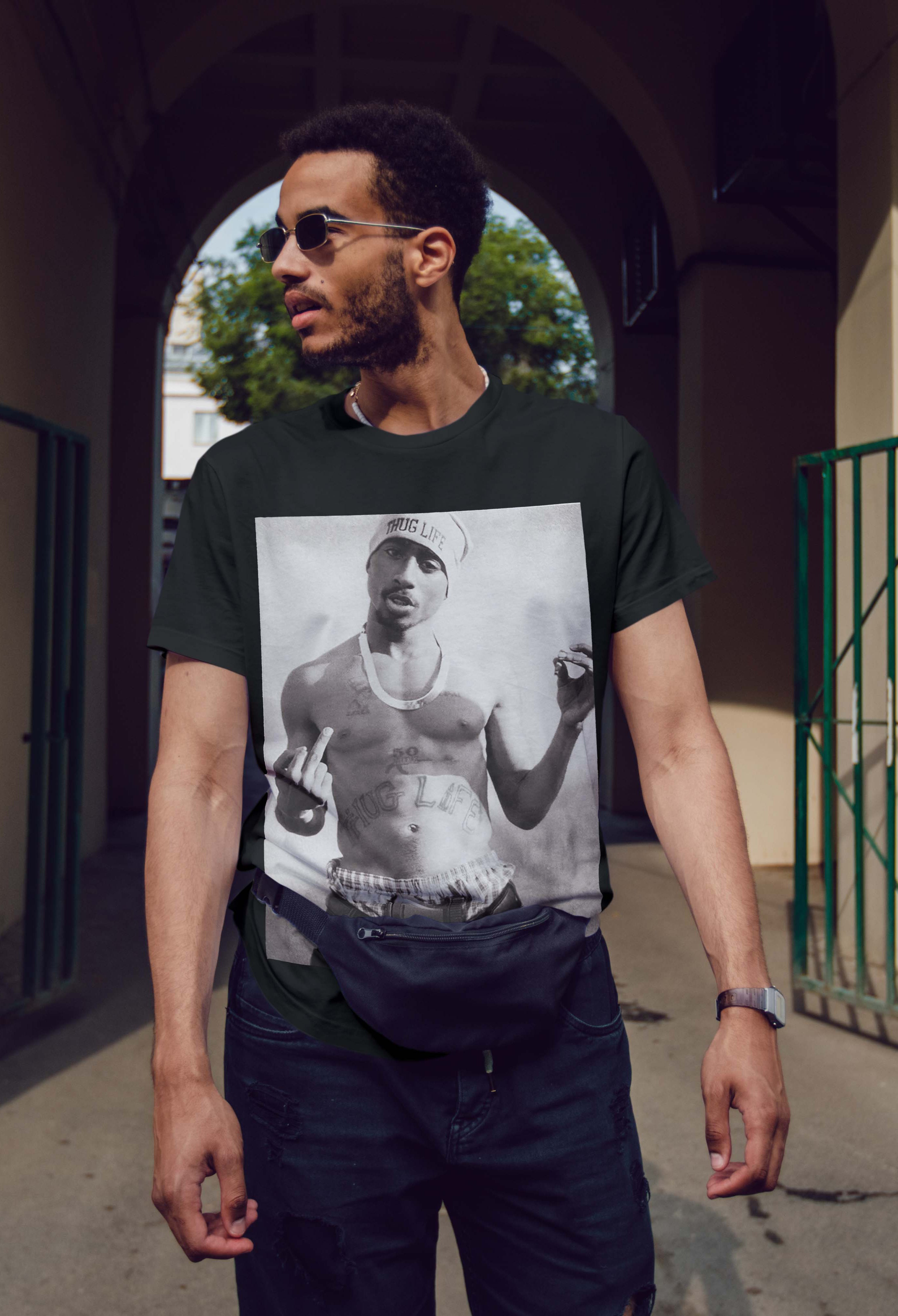 Tupac Thug Life | Screen Print Graphic T-Shirt - MAXGRG