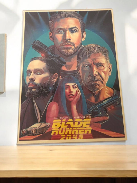 Blade Runner 2049 Poster - Futuristic Sci-Fi Art- A4 Size Hard Board Poster