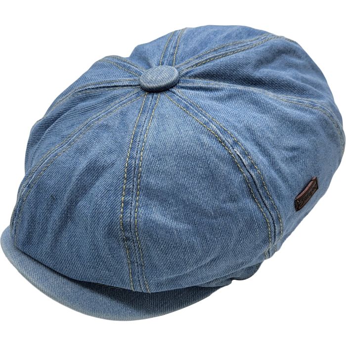Denim Summer Newsboy Cap