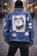 Eminem theme denim jacket 