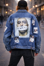 Eminem theme denim jacket 