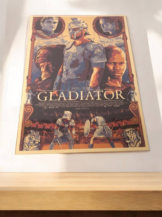 Gladiator Poster - Epic Art - A4 Size Hard Board Poster