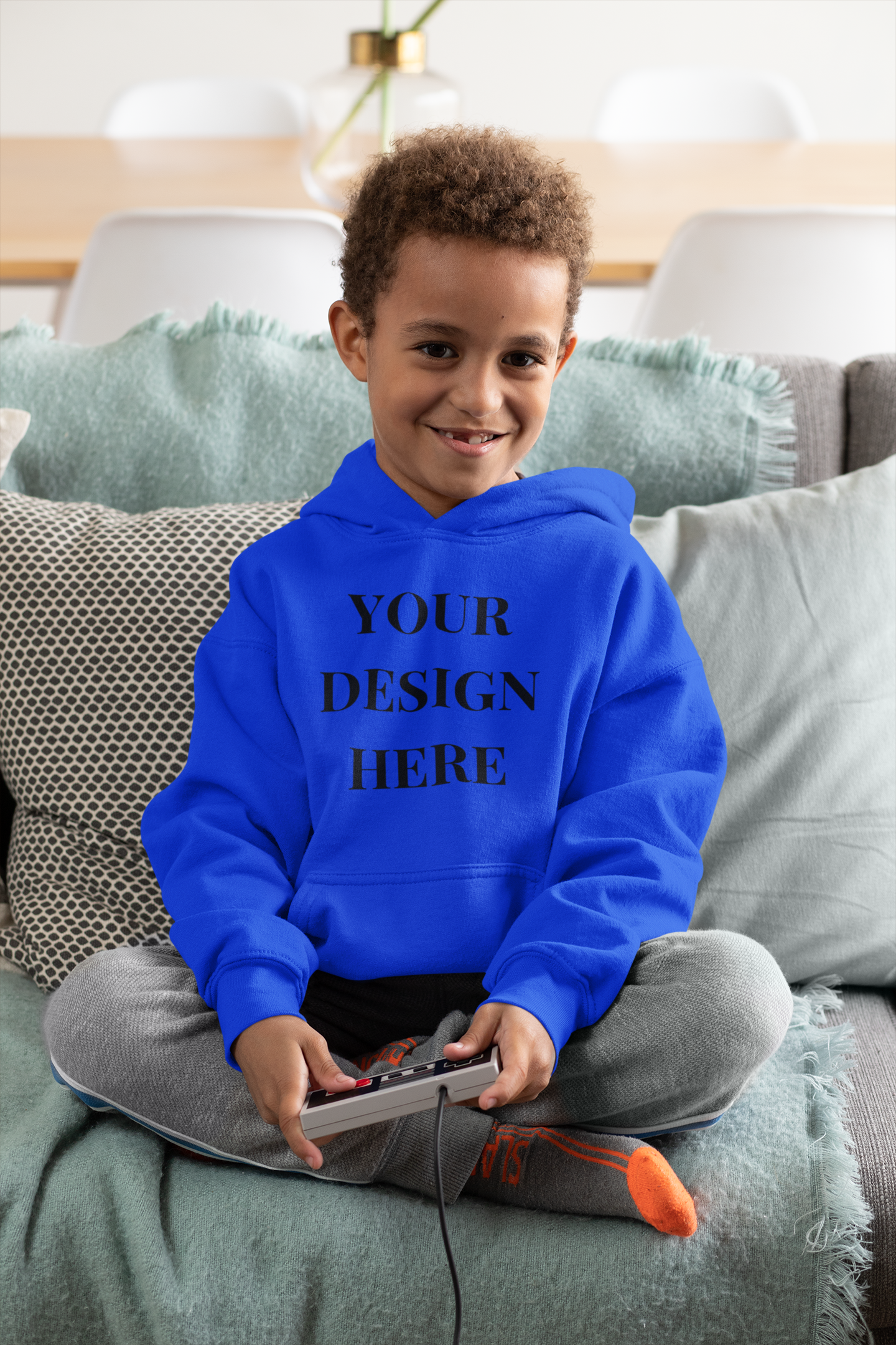 'Your Design Here' Custom Hoodie  - Graphic Unisex Kids Hoodie