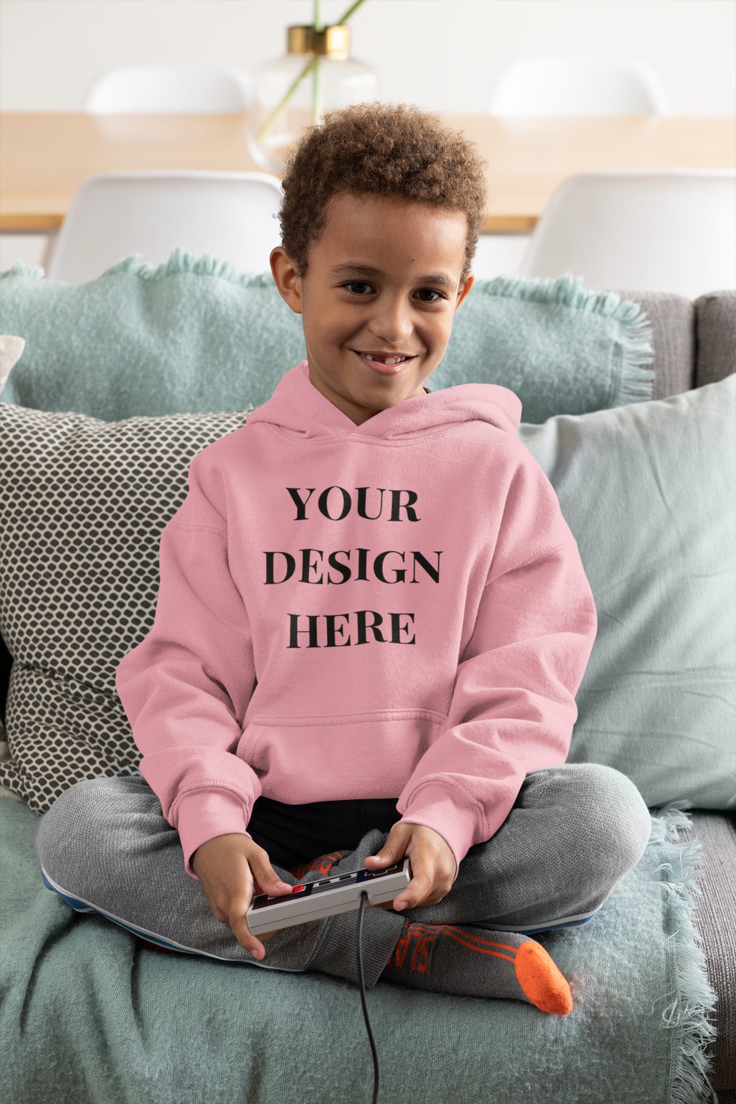 'Your Design Here' Custom Hoodie  - Graphic Unisex Kids Hoodie