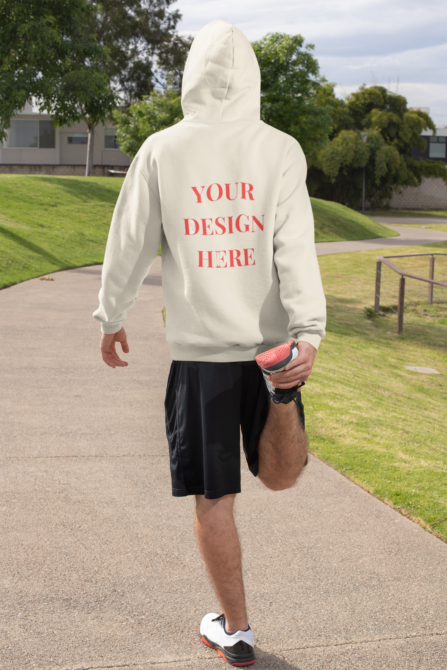 'Your Design Here' (Back Print )Custom Hoodie  - Graphic Unisex Hoodie