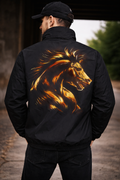 Horse theme bomber jacket