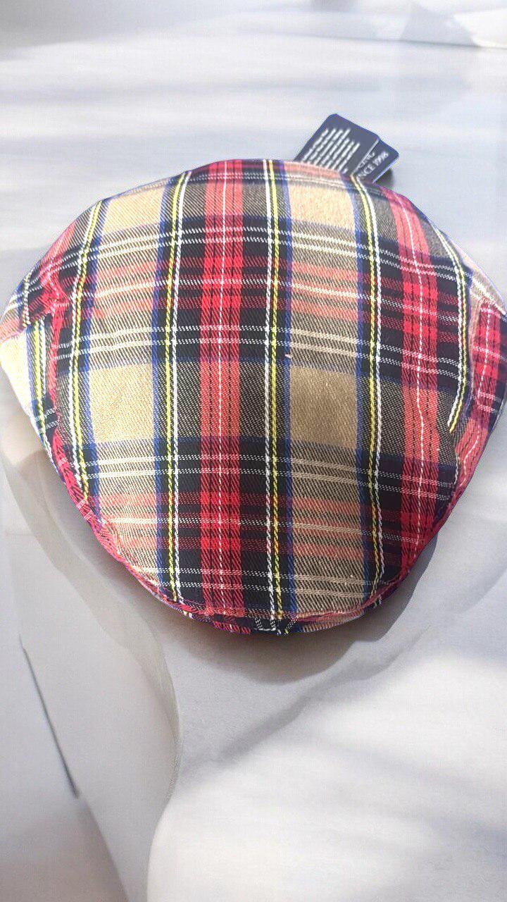 Classic Tartan Flat Caps - Newsboy Peaked Cap