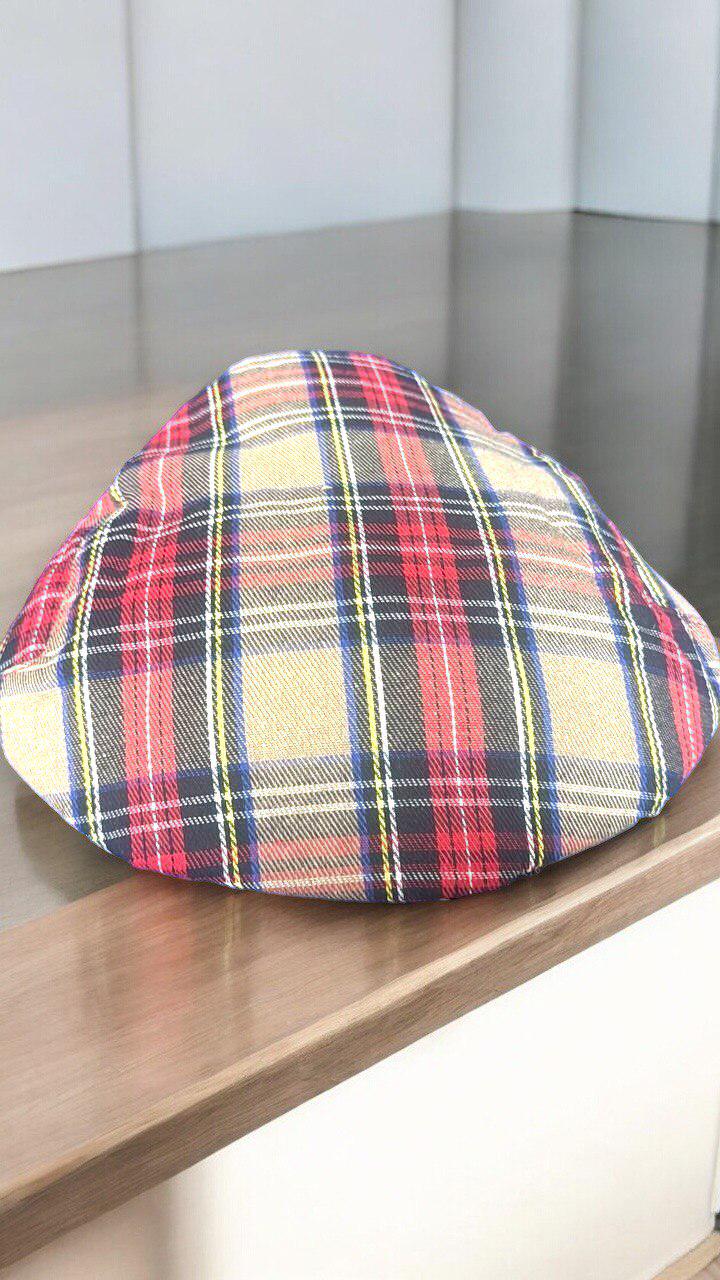 Classic Tartan Flat Caps - Newsboy Peaked Cap