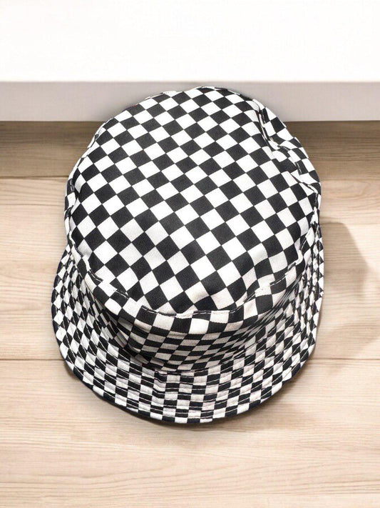 Trendy Bucket Hats Collection - Classic Checkered and Vibrant Smiley Design - Unisex Summer Hats