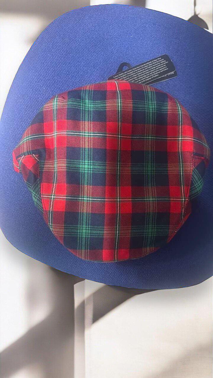 Classic Tartan Flat Caps - Newsboy Peaked Cap