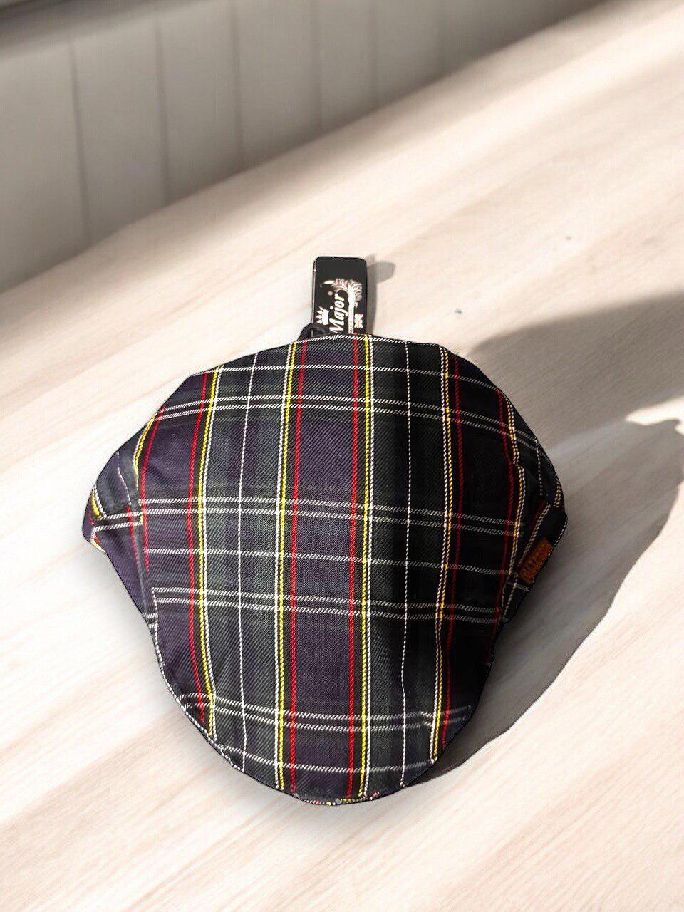 Classic Tartan Flat Caps - Newsboy Peaked Cap