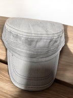 Stylish Cap Collection - Classic Denim and Sleek Gray Caps - Unisex Adjustable Cap