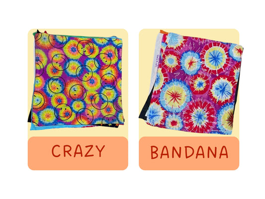 Vintage Mystery Bandana - Various Colors and Crazy Patterns