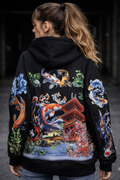 Koi fish theme hoodie 