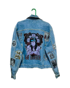 La muerte theme denim jacket 