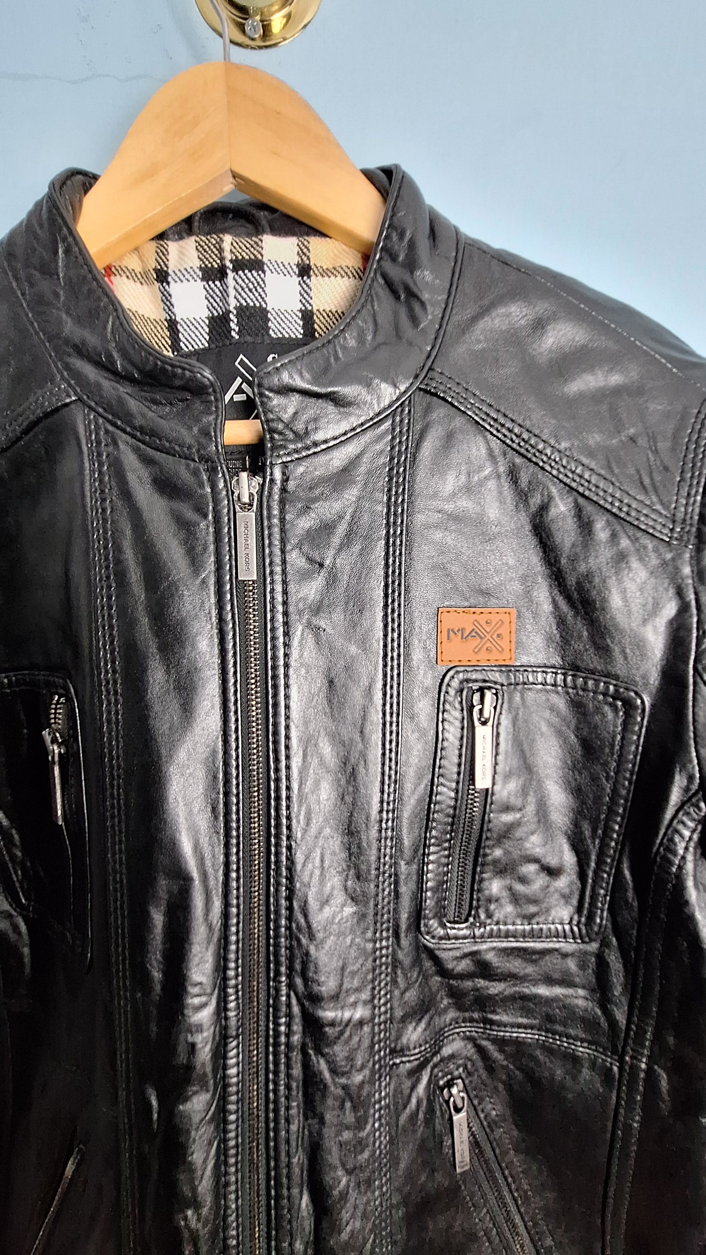 Men’s Genuine Leather Jacket – Black Leather Jacket | Timeless & Stylish Outerwear l MAXGRG