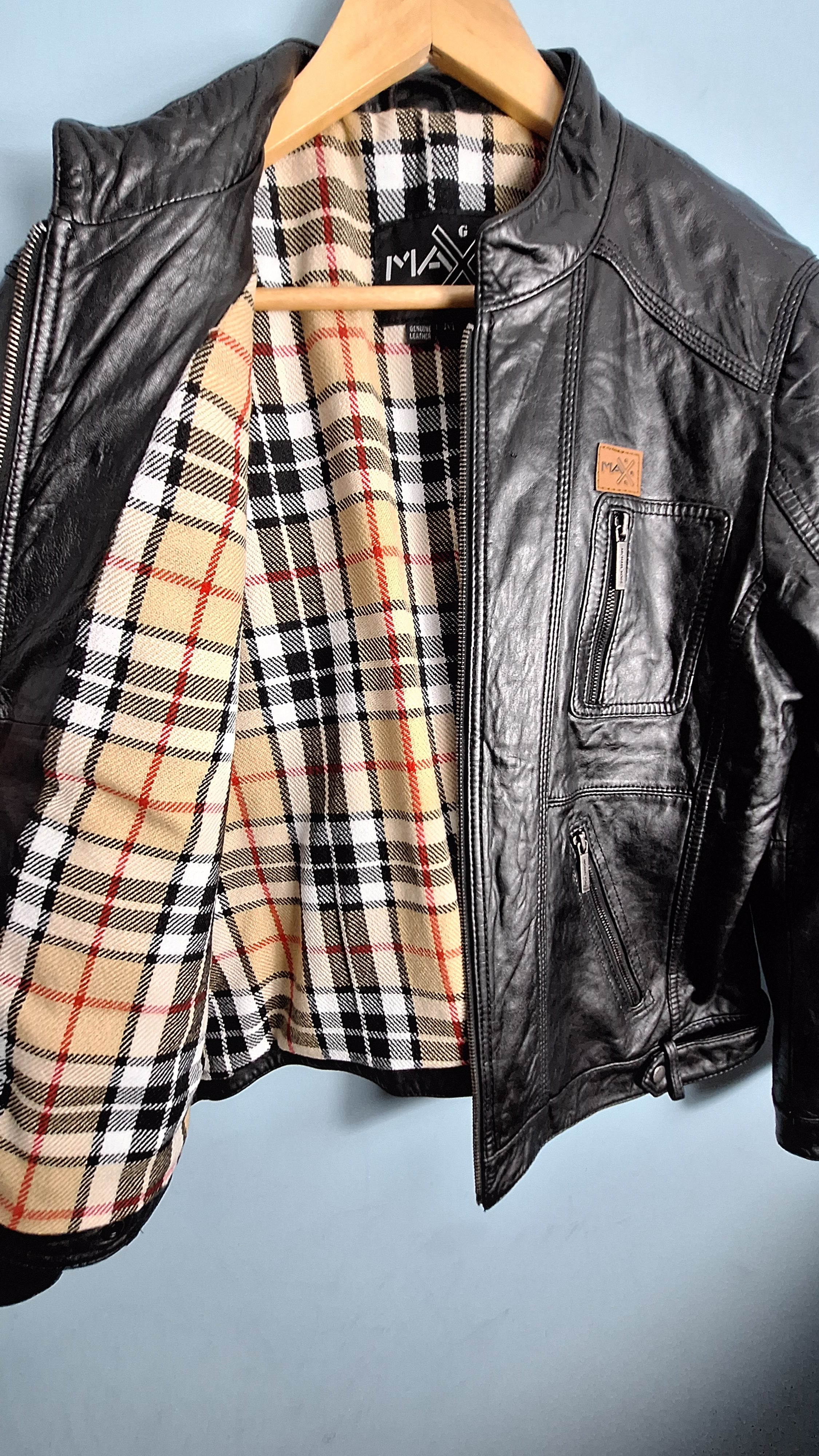 11 Men’s Genuine Leather Jacket MAXGRG