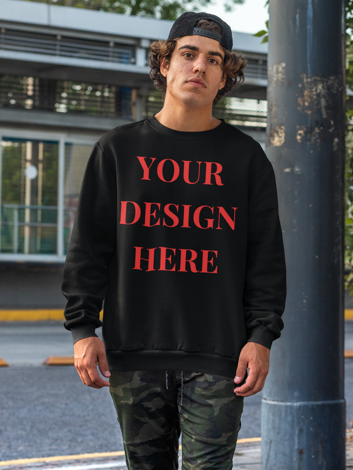 Custom Sweatshirt -  Iron on Graphic Unisex Sweatshirts