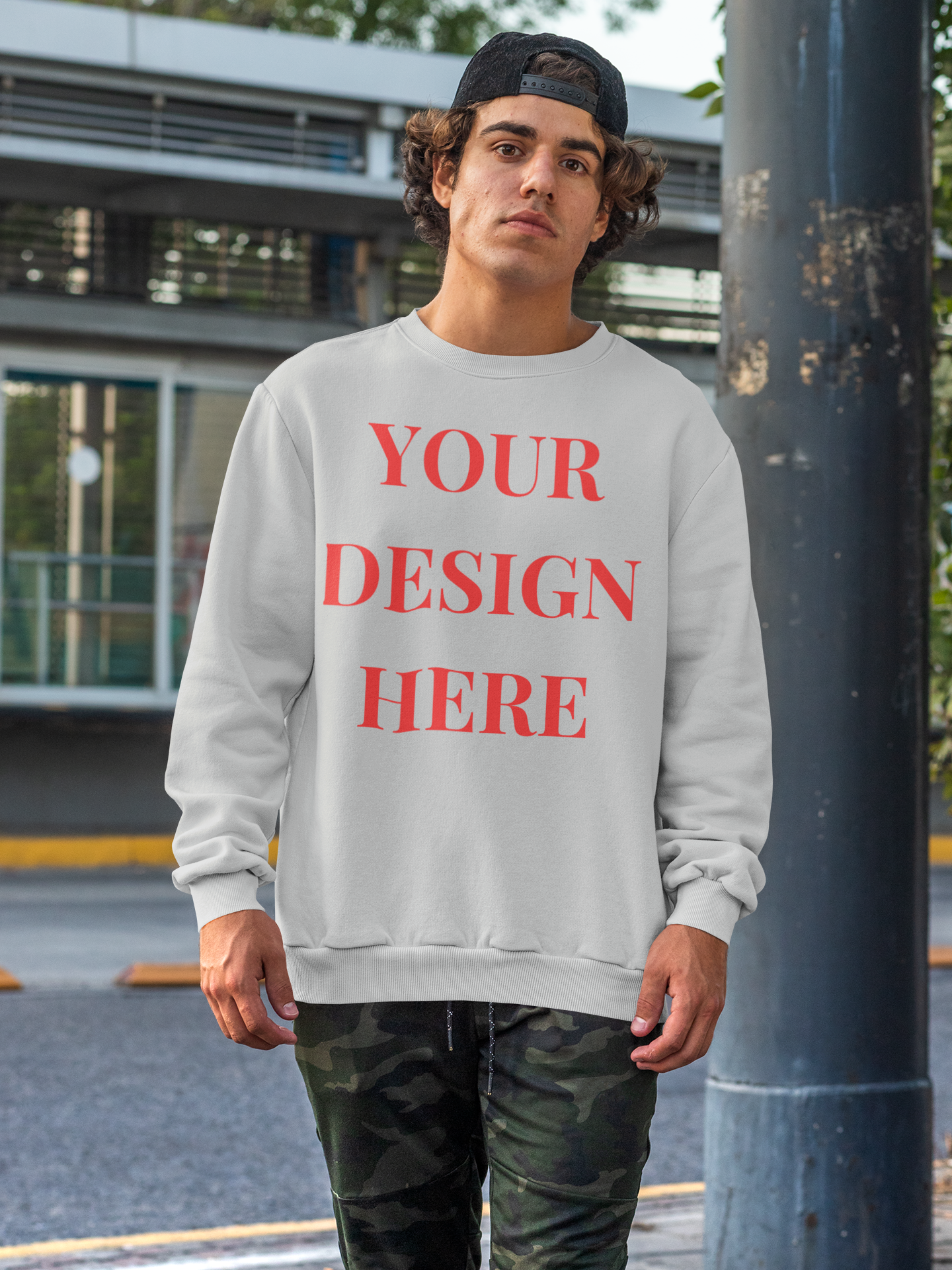 Custom Sweatshirt -  Iron on Graphic Unisex Sweatshirts