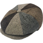 Patchwork Eight Panel Newsboy Cap