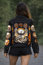 peonex theme denim jacket 