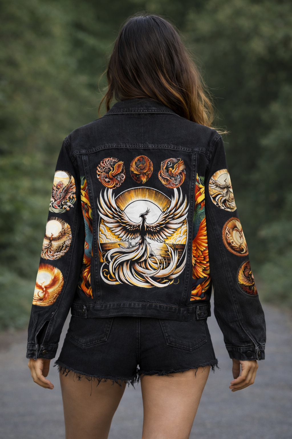 peonex theme denim jacket 
