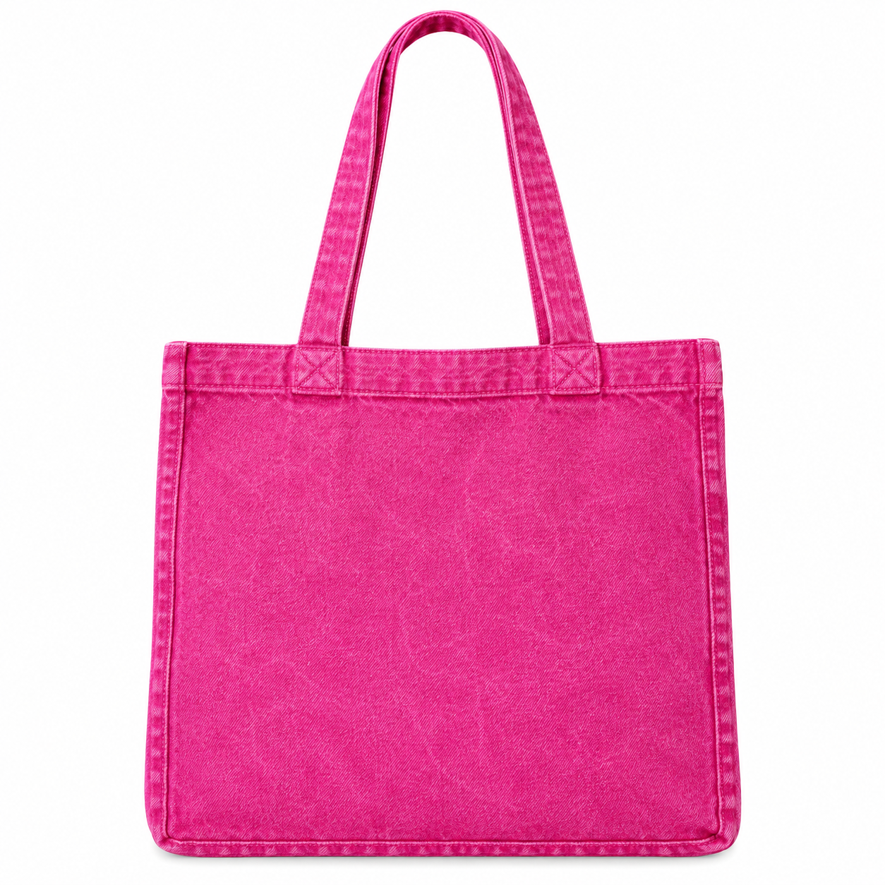 Washed Denim Tote Bag – Vintage Style Everyday Shopper
