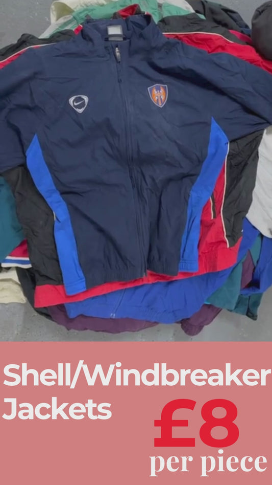 Pack of 23 X  Shell/Wind Breaker Jackets (Wholesale)